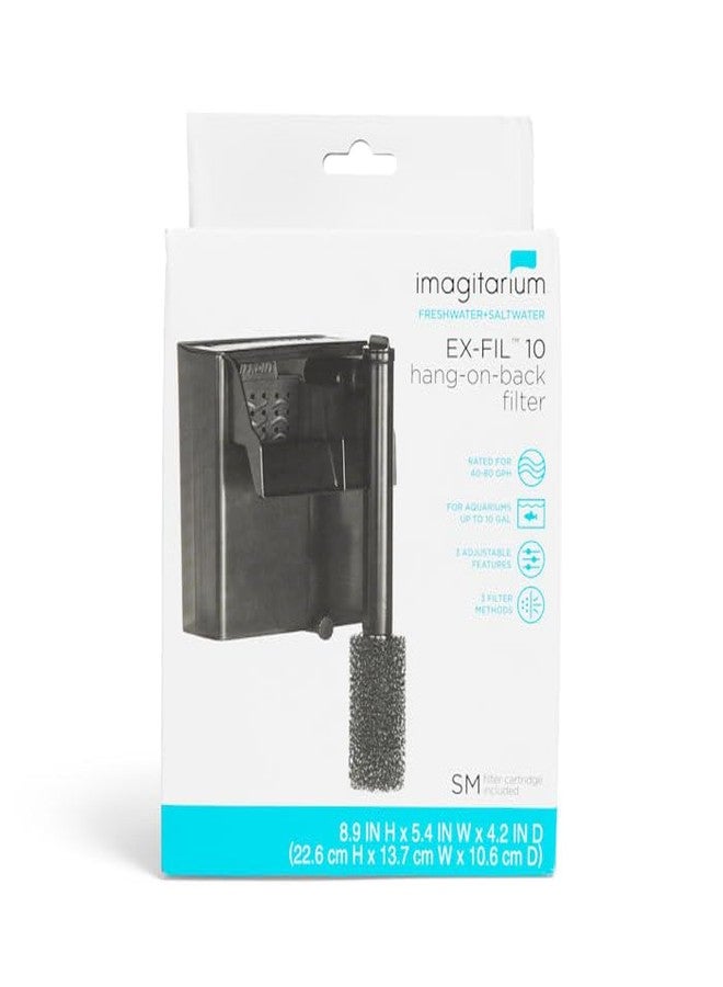 imagitarium EX-FIL 10 Hang-On-Back Filter 10 Gallons - Image 1